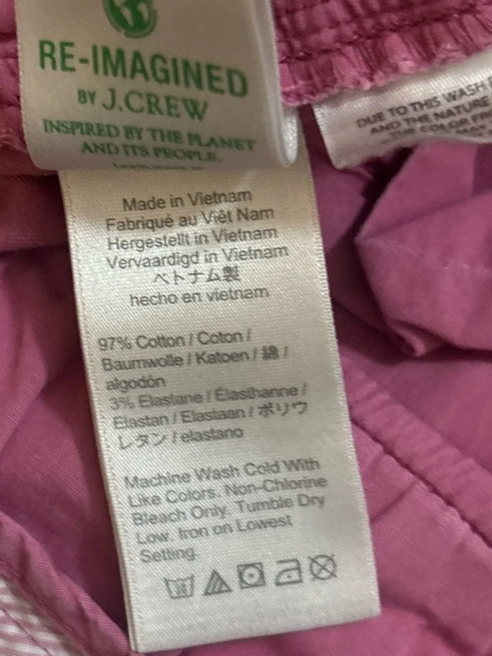 J. Crew Pink Barbiecore Preppy Women's Cotton Bermuda Dopamine Shorts Size 10